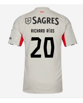 Billige Fotballdrakt Benfica Richard Rios #20 Replika Bortedrakt 2025-26 Kortermet Billige Fotballdrakt Benfica Richard Rios #20 Replika Bortedrakt 2025-26 Kortermet